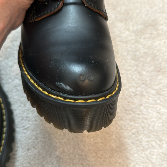 Dr. Martin Leona black platform boots size 7 - Picture 9 of 12